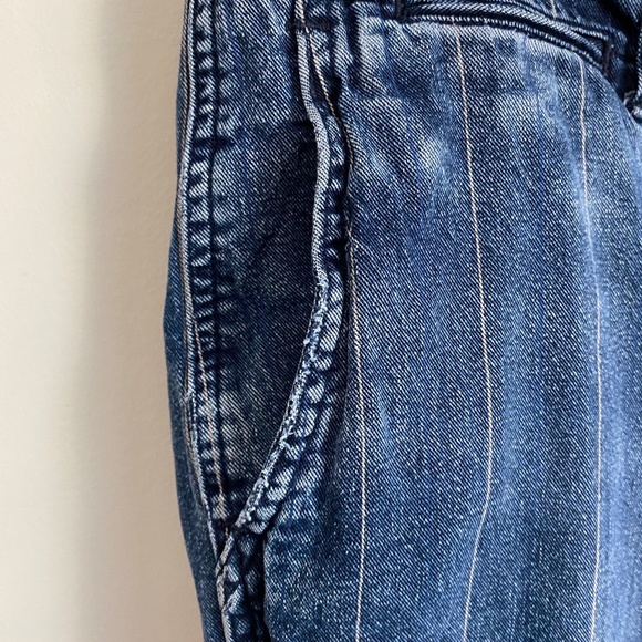 Polo Ralph Lauren Women's Thin Stripe Blue Jeans Size 6 - Picture 6 of 15